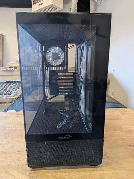 SAMA SV02 Tempered Glass ATX Mid-Tower Computer Case | Open Box - Rio ...