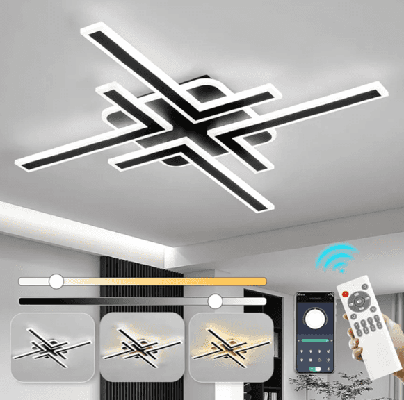 OFENRD Modern Sputnik Flush Mount Ceiling Light Fixture | Open Box ...