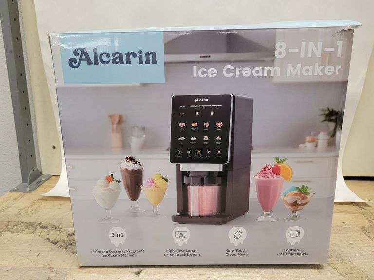ALCARIN Ice Cream Maker, 3pts, 12.8x6.5x14.6