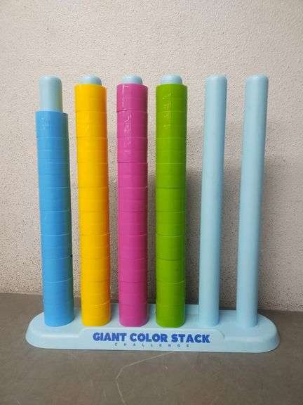 Gaint Color Stack RELATABLE Giant Color Stack Game | Open Box | (See Condition Notes ...