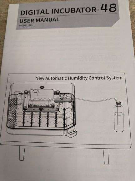 Digital Incubator Humidity System | Open Box | (See Condition Notes ...