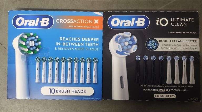 ORAL-B Replacement Brush Head Bundle: 10Pack CrossAction Heads And ...