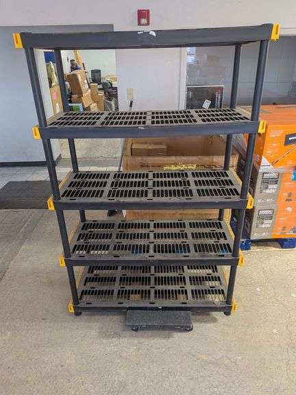 5-Tier Storage Shelf Rack Unit | Open Box | (See Condition Notes) - Rio ...