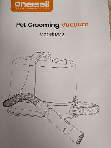 ONEISALL Pet Grooming Vacuum | Open Box