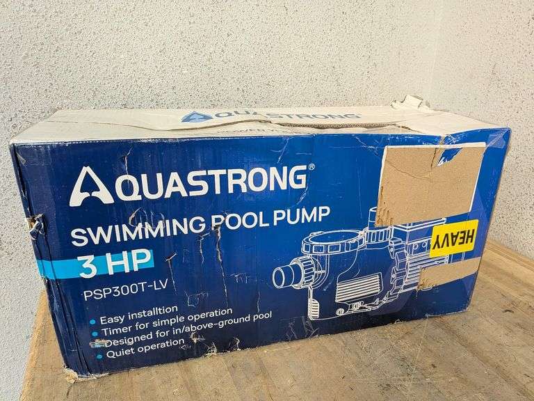 AQUASTRONG Swimming Pool Pump | Open Box | (See Condition Notes)