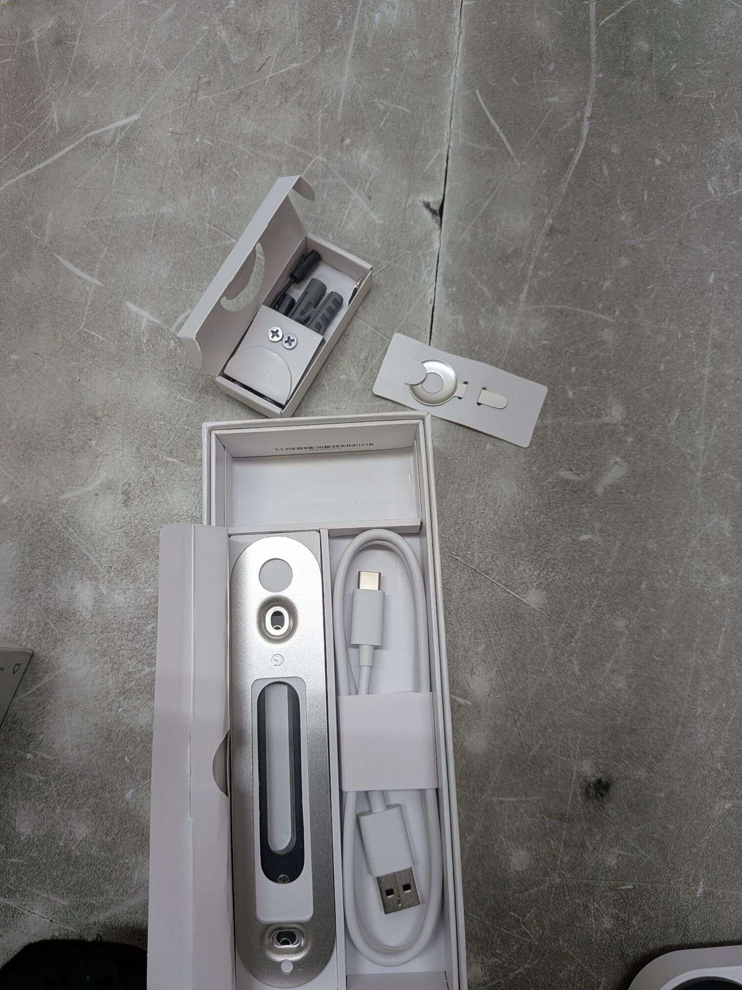 GOOGLE NEST DOORBELL, Snow, Battery | Open Box | (See Condition