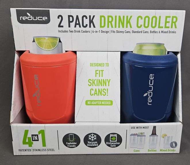 New Reduce 2 Piece Drink Cooler Set. These coolers will hold standard