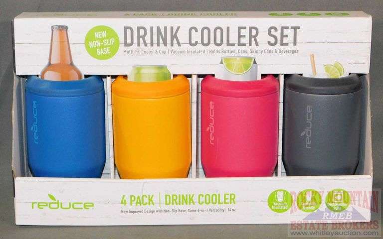 6x Realtree Xtra 14 Oz Stainless Steel Cooler Cups - Camo Multi-Fit