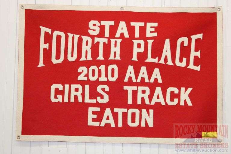 GIRLS TRACK 4TH PLACE 2010 CLASS AAA, FROM EATON, COLORADO SCHOOLS.  24" x 36"