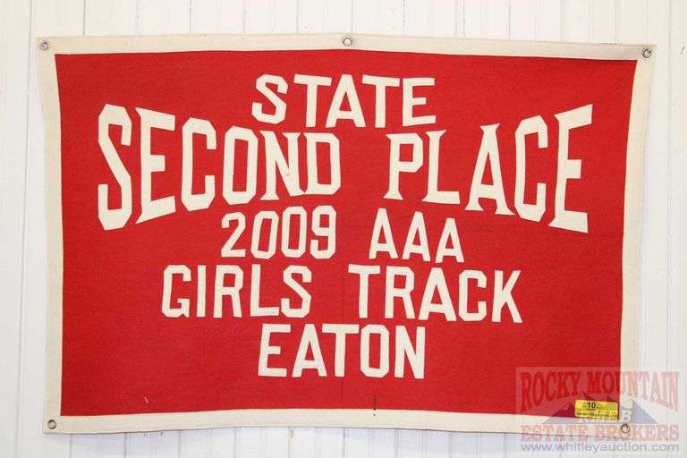 GIRLS TRACK 2ND PLACE 2009 CLASS AAA, FROM EATON, COLORADO SCHOOLS.  24" x 36"
