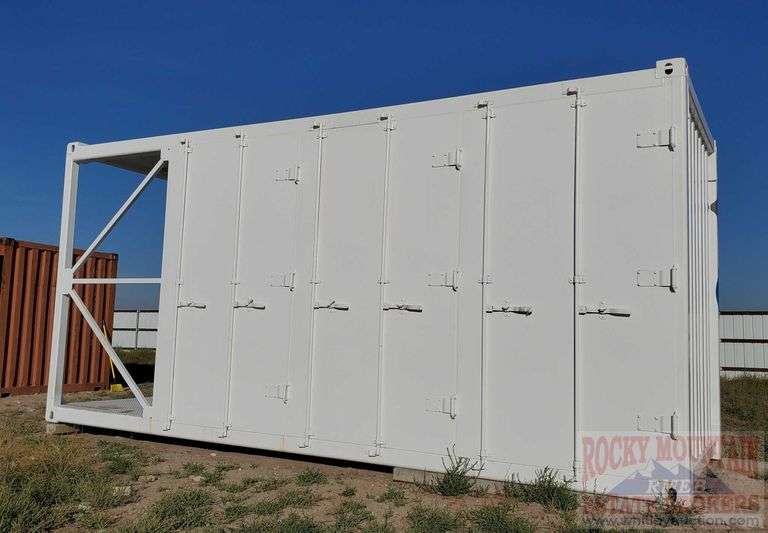 Container W Quick Steel Container W/ 3 Compartments On Each Side & Porch. - Rocky ...