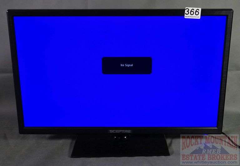 Sceptre Model 24H 24" TV W/ Built-In DVD Player, No Remote.