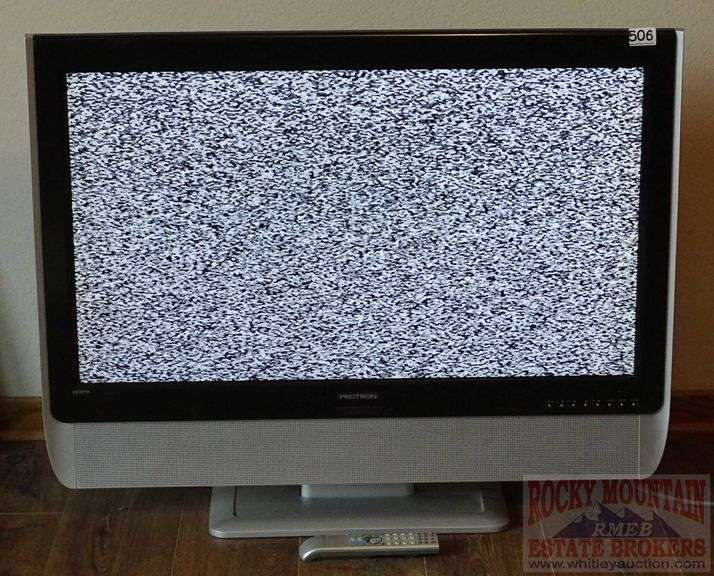 Protron 37" LCD TV W/ Remote, Model PLTV-3750.