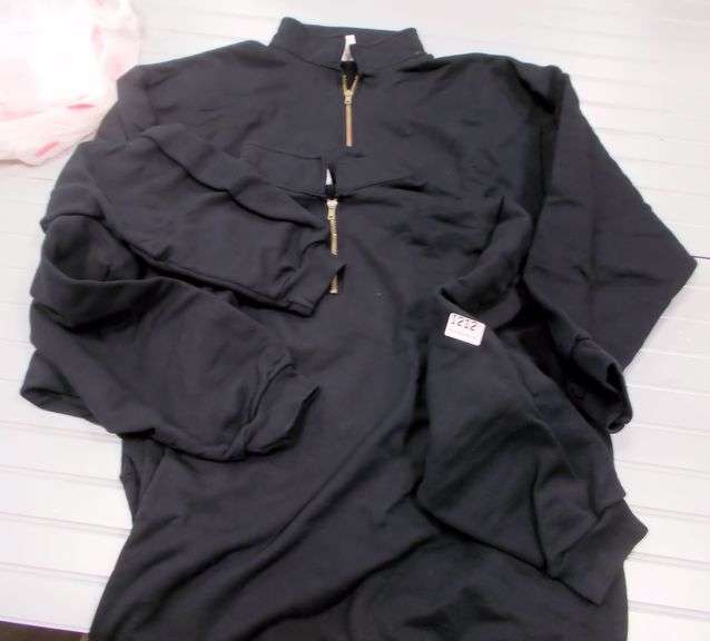 (2) 2XL sweatshirts (black). Both for one money.