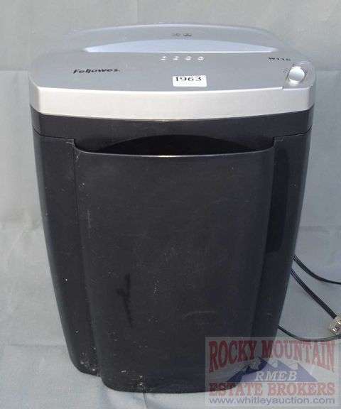 Fellowes W11C Paper Shredder. 17"H.