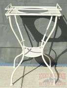 White Wrought Iron Wash Stand For Pitcher And Bowl. 32"X19"X16"