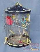 Vintage Wire Bird Cage. 22"X13".