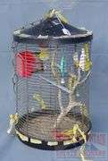 Vintage Wire Bird Cage. 22"X13".