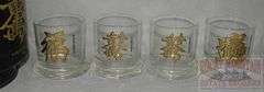 Mid-Century Asian Drink Set W/ Ice Bucket & 8 Highball Glasses.  All for one money.