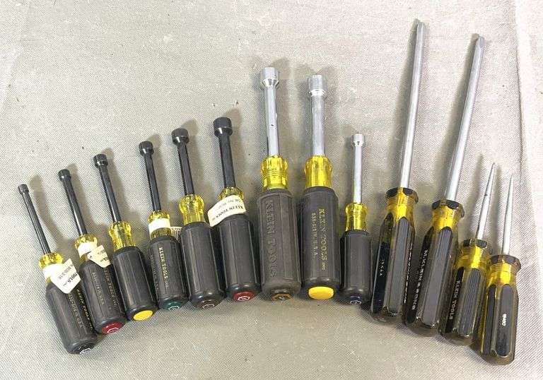 Asst. Klein Nut Drivers & Screw Drivers. All For One Money.