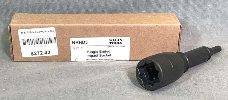 Brand New Klein Tools 3-In-1 Impact Socket.