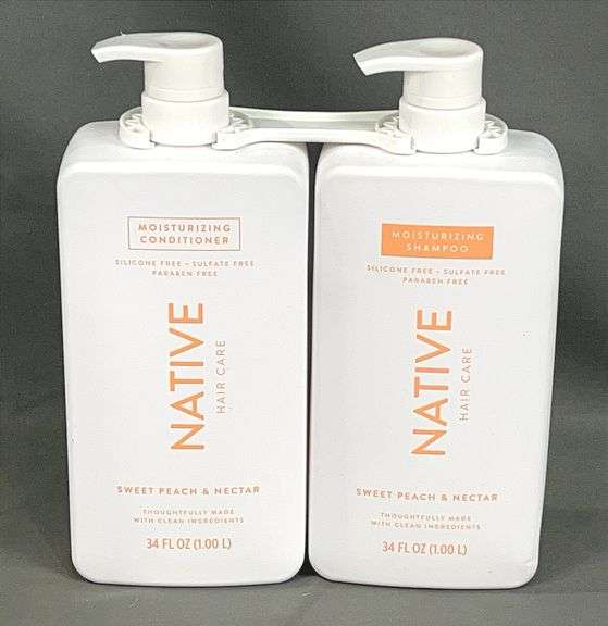 Brand New, Native Shampoo & Conditioner Set. Set includes  Sweet Peach & Nectar Moisturizing Shampoo & Conditioner.