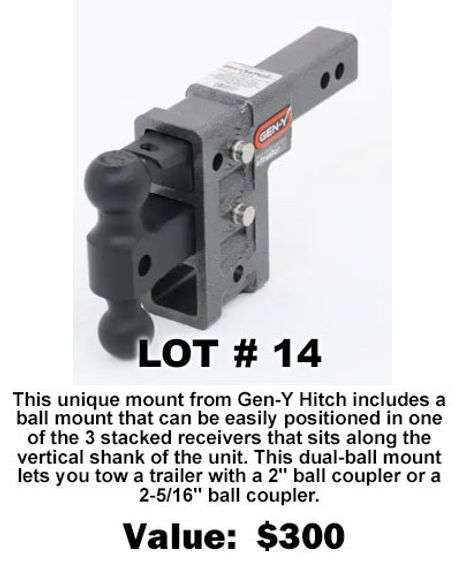 Gen Y Mega Duty Hitch. Value $300