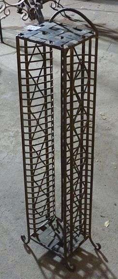 Wrought Iron CD Holder - Narrow Shelf. 27
