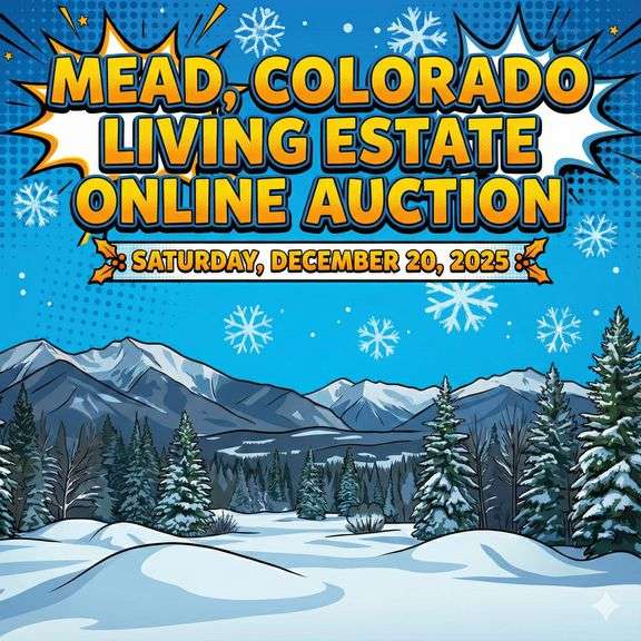 Mead, Colorado Living Estate & More Online Auction