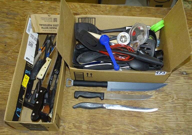 Asst. Kitchen Knives & Utensils. All for one money.