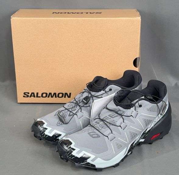 Brand New Men's Size 13 Salomon Speedcross 6, " Quite Shade/Black/Pearl Blue  " Trailrunners
