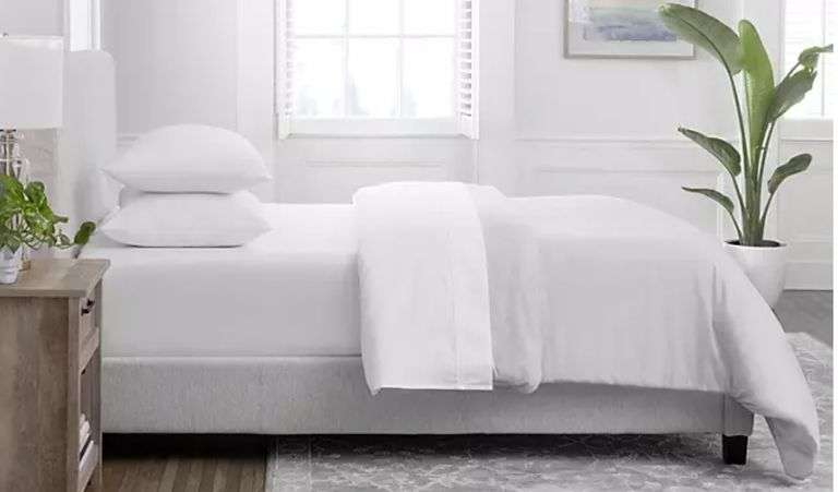 Brand New King Size "Arctic White", 450 Thread Count 4-Piece Temperature Regulating Sheet Set.