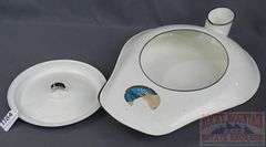 Vintage Enamel Commode with Lid