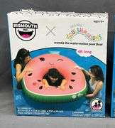 Brand New HUGE 48"  "Wanda The Watermelon" Bigmouth Squishmallows Inflatable Pool Float.