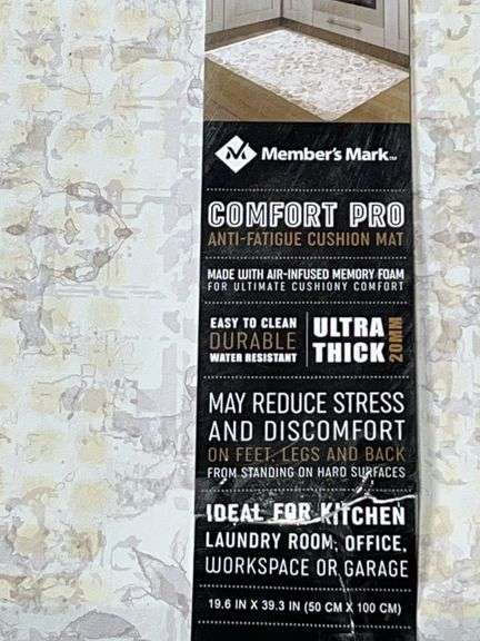 Brand New MM Comfort Pro, Anti-Fatigue Mat, 20"X39". This will reduce the stress and discomfort of standing. Perfect for the kitchen, laundry, garage & more.