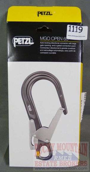 Brand New Petzl MGO Open 60. Auto-Locking Directional Connector With ...