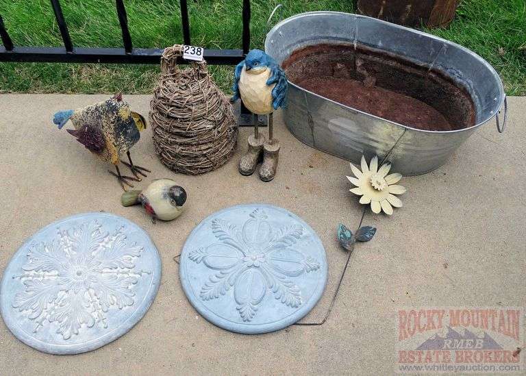 Asst. Garden Statuary, 2 Stepping Stones & More. All for one money.