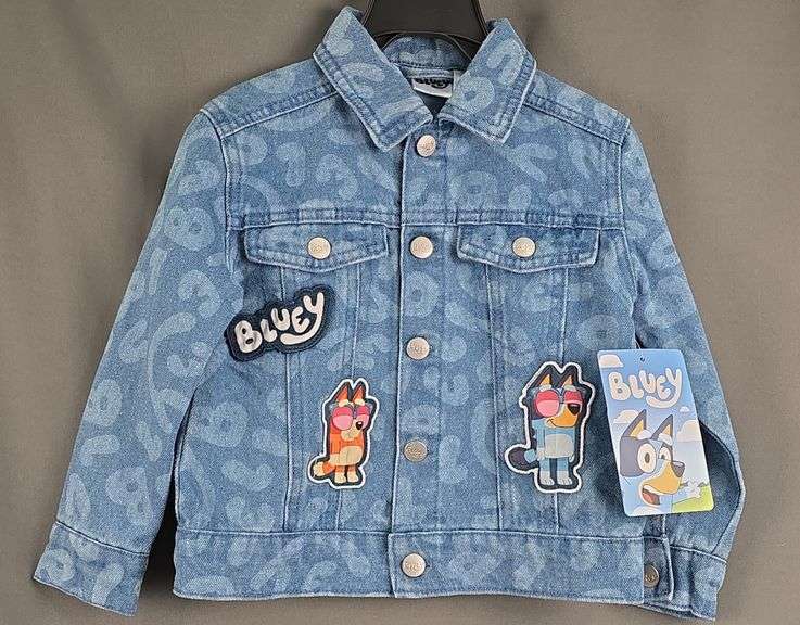 Brand New Youth Size 2T, "Bluey" Character Jean Jacket.