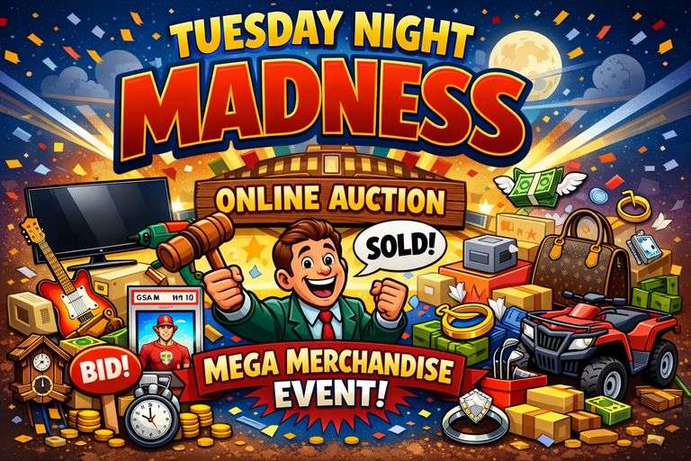 Tuesday Night Madness Online Auction