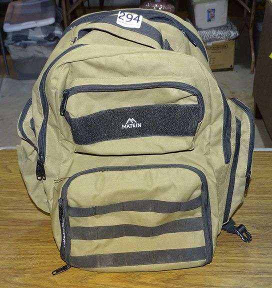 Mattein Tactical Style Backpack. SEE DESCRIPTION FOR SPECIAL LOCATION!