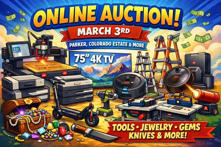 Parker, Colorado Estate & More Online Auction
