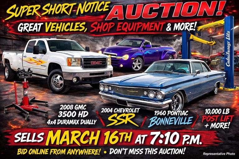 Amercian Steel Vehicle Estate Auction & More
