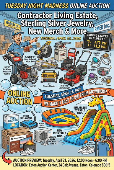 Tuesday Night Madness Contractor Estate Part 1, Jewelry, New Merch & More