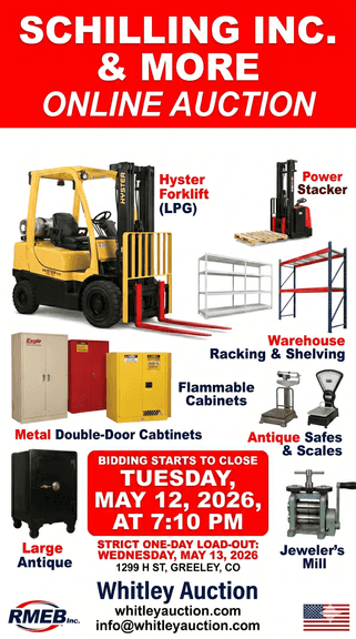 Schilling Inc. & More Online Auction