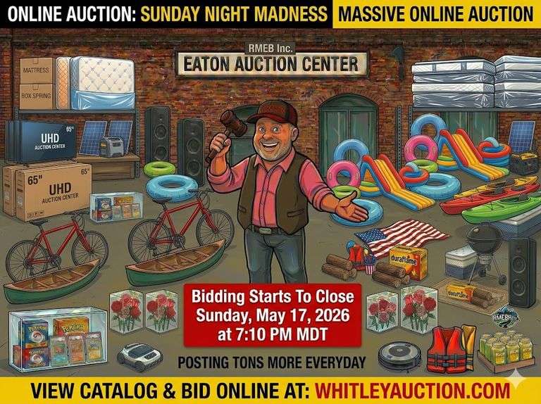 Sunday Night Madness Massive Online Auction