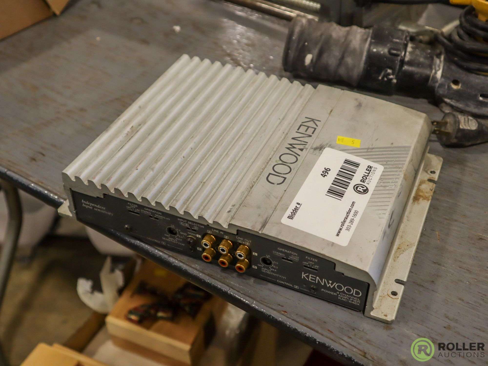 KENWOOD AV 本体 KXME505WS Kenwood KAC-646X Amplifier - Roller Auctions