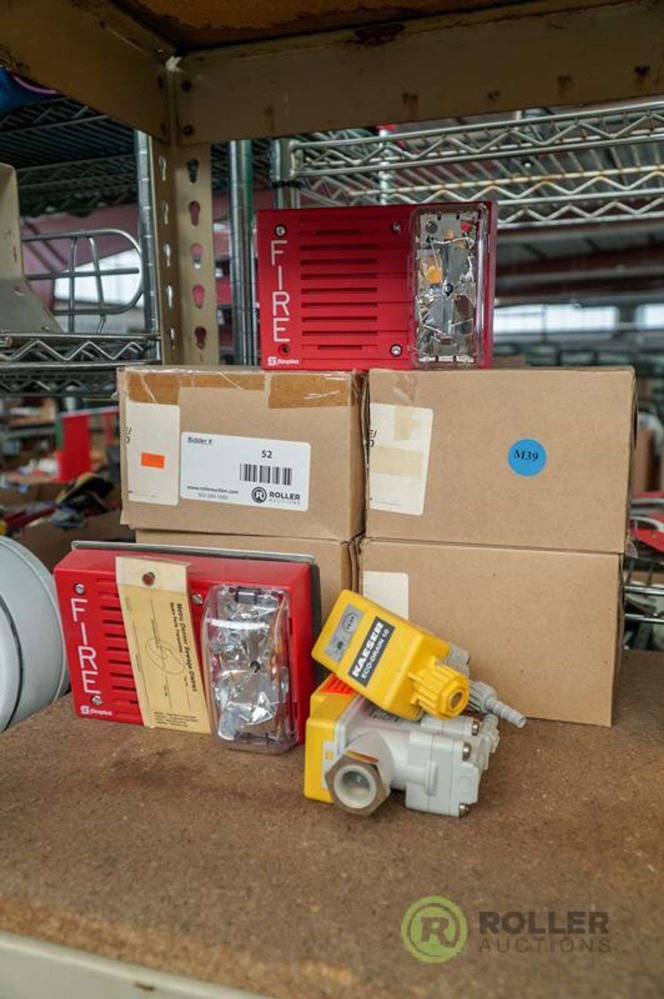5) Simplex 4903-9219 Fire Alarms and Kaeser Eco-Drain 10 - Roller