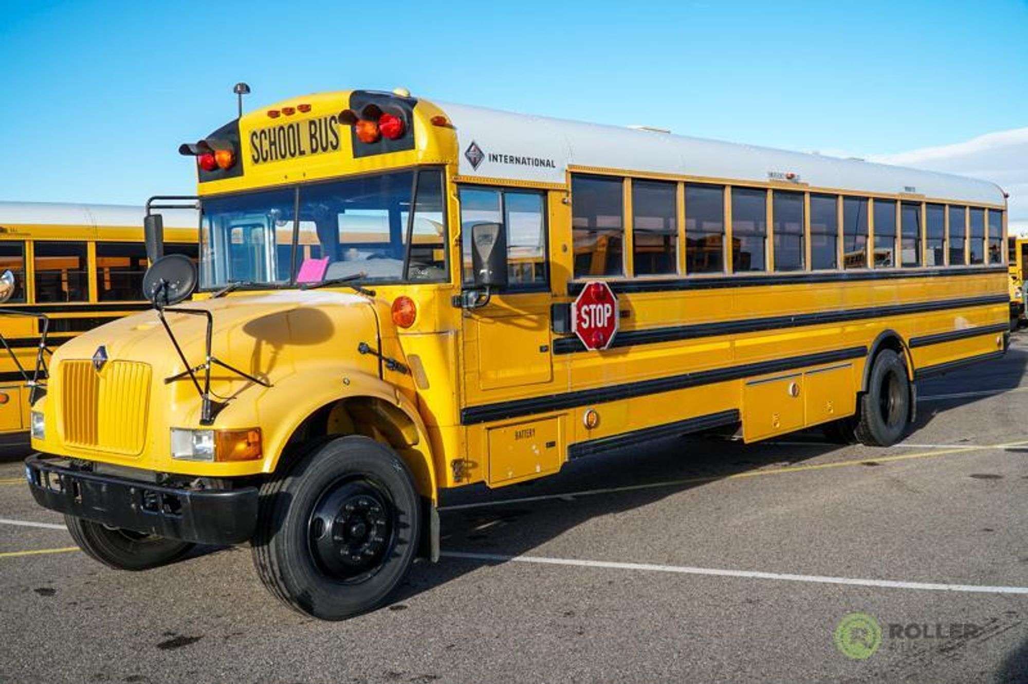 2002 AMT IC3S530 77-PASSENGER SCHOOL BUS, DT466 Diesel