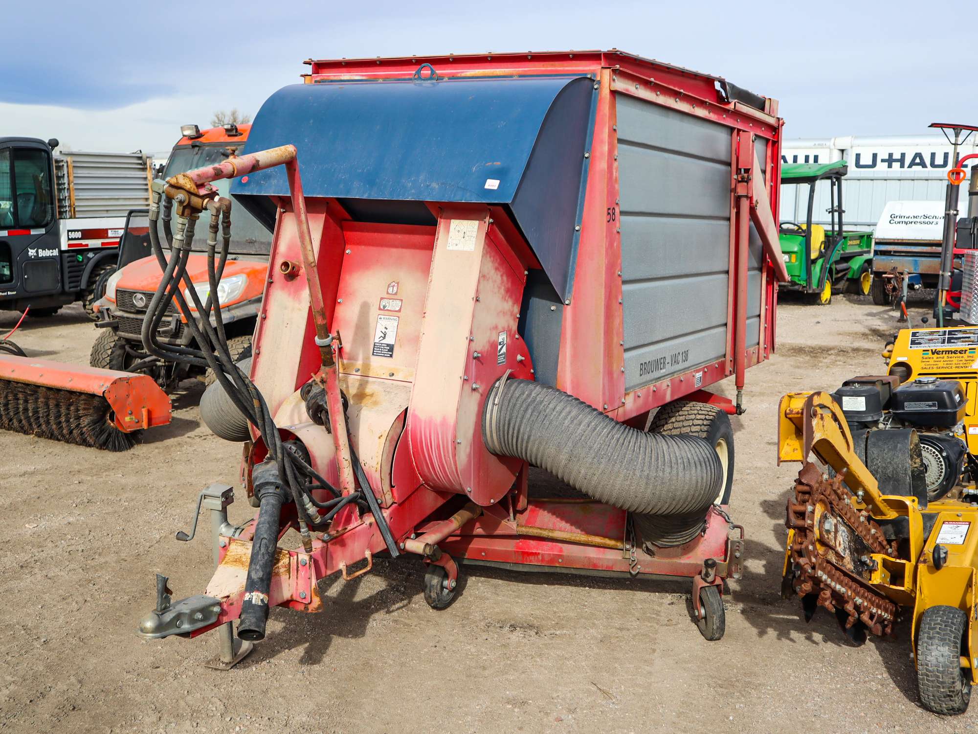 Brouwer Vac-138 Towable Turf Vacuum, PTO - Roller Auctions