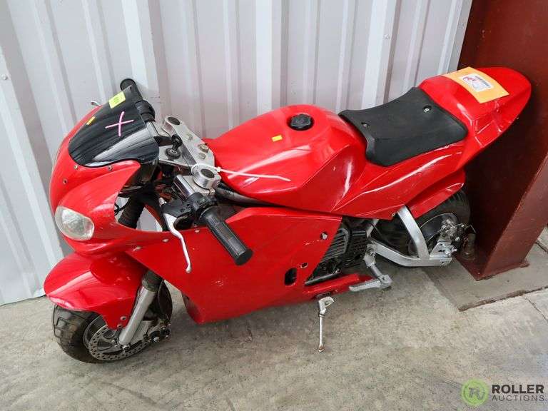 Inoperable Motorcycle Pocket Motorcycle, Gas (Inoperable) - Roller Auctions